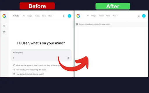 Download Disable Google AI Search Terbaru – Hapus AI Tanpa Ribet - Screenshot 2