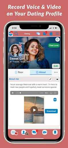 Download ExtentWorld Dating Terbaru – Chat Video Aman & Gratis - Screenshot 1