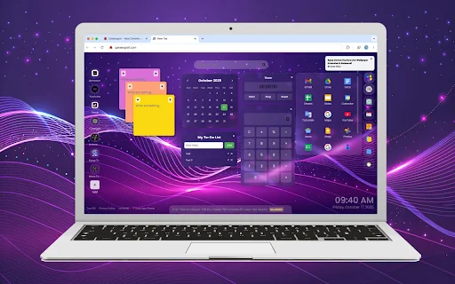 Download Black Hole Dark Space Live Wallpaper – Tema Tab Baru - Screenshot 3