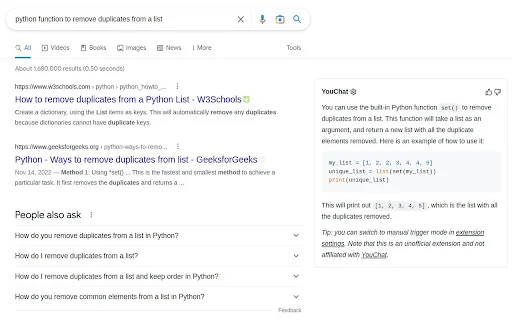 Download YouChat AI untuk Google – Integrasi Chatbot Cerdas - Screenshot 1