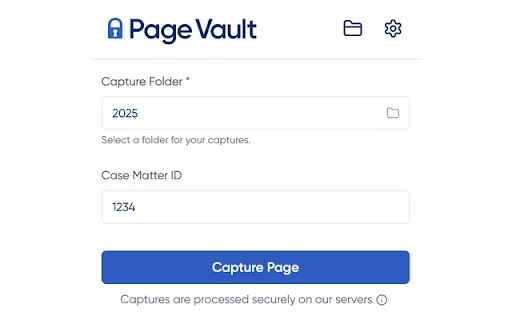 Download Page Vault Chrome Terbaru – Arsip Bukti Hukum Digital - Screenshot 1