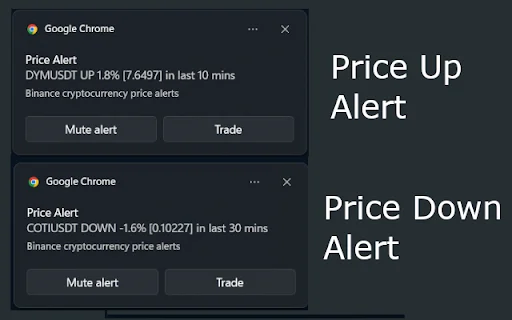 Crypto Price Alerts for Binance – Pantau Harga Crypto Real-time - Screenshot 2
