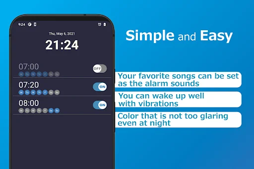 Download Simple Alarm APK Terbaru – Aplikasi Alarm Mudah & Ringan - Screenshot 1