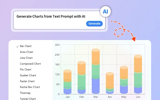 AI Chart Maker Terbaru – Buat Grafik Profesional dengan Cepat - Screenshot 1