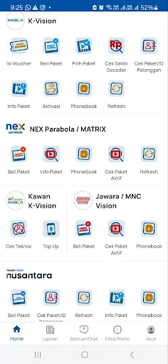 Download TV Voucher Terbaru – Isi Saldo KVISION & NEX Mudah - Screenshot 1