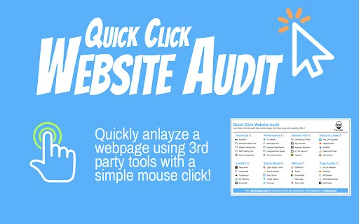 Quick Click Website Audit: Alat SEO Terbaik untuk Analisis Instan - Screenshot 1