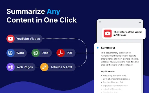 Summarize AI: Ringkas Artikel & Video YouTube dengan Cepat - Screenshot 1