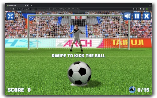 Download Penalty Kick Game – Mainkan Sepak Bola Seru di Chrome - Screenshot 1