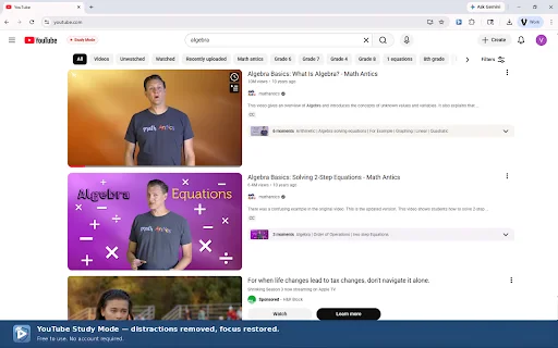 Download YouTube Study Mode Terbaru – Fokus Belajar Tanpa Distraksi - Screenshot 2