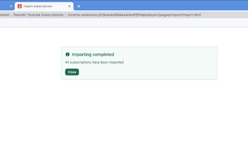 SubShift: Pindahkan Subscription YouTube dengan Sekali Klik - Screenshot 3