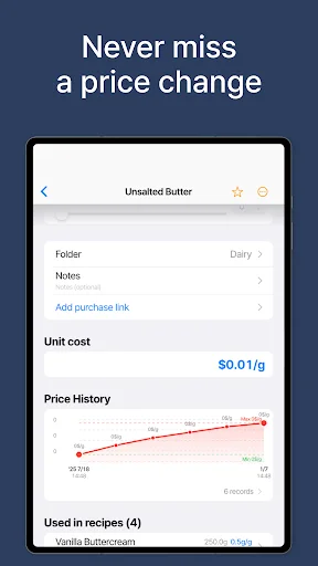 Download KitchenCost Terbaru – Hitung Biaya Resep & Profit Instan - Screenshot 19