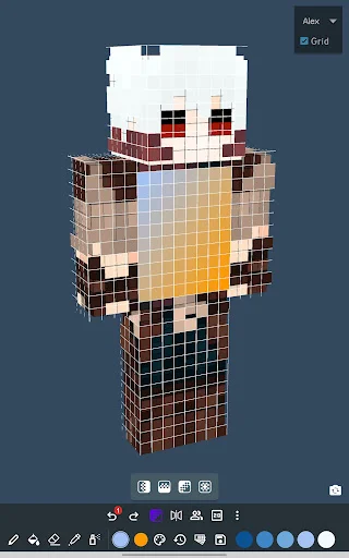 3D Skin Editor for Minecraft – Buat Skin Keren Sekarang - Screenshot 12