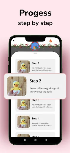 Download Step-by-Step Crochet Terbaru – Panduan Merajut Mudah - Screenshot 4