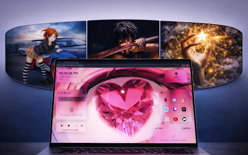 Halo New Tab Dashboard – Ubah Halaman Baru Chrome Jadi Estetik - Screenshot 2