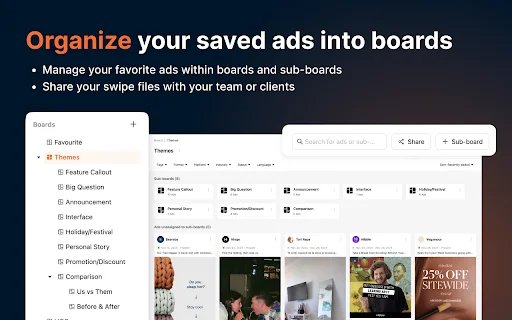Atria Chrome: Simpan Iklan Facebook & TikTok Sekali Klik - Screenshot 4