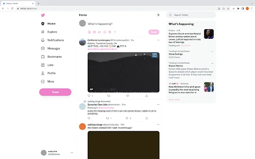 Download Twitter Custom Color Terbaru – Ubah Warna Tema Twitter - Screenshot 1