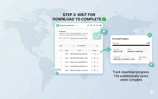 M3U8 Downloader Pro: Download Video & Streaming Tercepat - Screenshot 3
