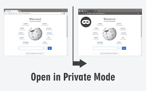 Download Open in Private Mode Terbaru – Buka Tab Pribadi Mudah - Screenshot 1