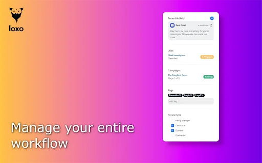 Unduh Loxo Terbaru – Platform Talent Intelligence Terbaik - Screenshot 3