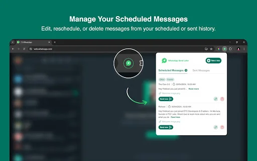 Download Send Later for WhatsApp – Jadwalkan Pesan WA Gratis - Screenshot 5