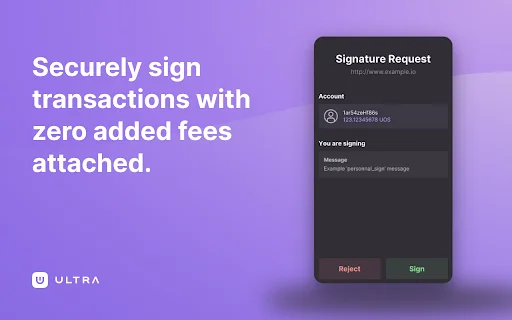 Unduh Ultra Wallet Terbaru – Dompet Kripto Aman & Tanpa Biaya - Screenshot 4
