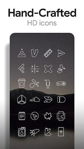 Download Lines Icon Pack Terbaru – Ikon Minimalis Android - Screenshot 3