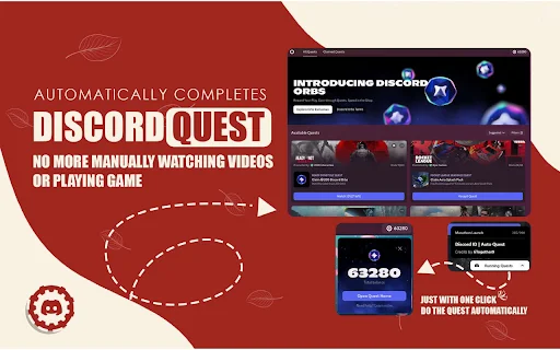Discord Web Auto Quest Extension – Selesaikan Quest Discord Otomatis - Screenshot 2