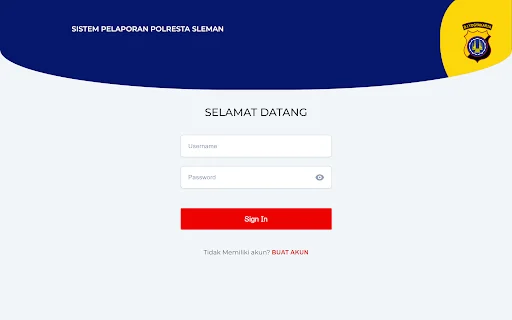 Download Sistem Pelaporan Polres Sleman Terbaru – Lapor Cepat - Screenshot 6