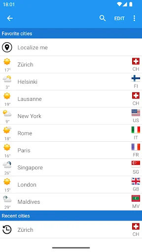 Download Weather Switzerland XL PRO – Ramalan Cuaca Akurat - Screenshot 10
