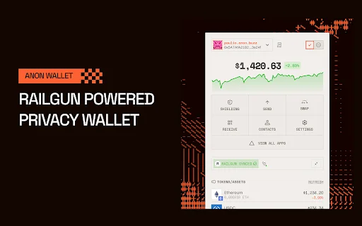 Download Anon Wallet Terbaru – Dompet EVM Privasi Aman - Screenshot 1