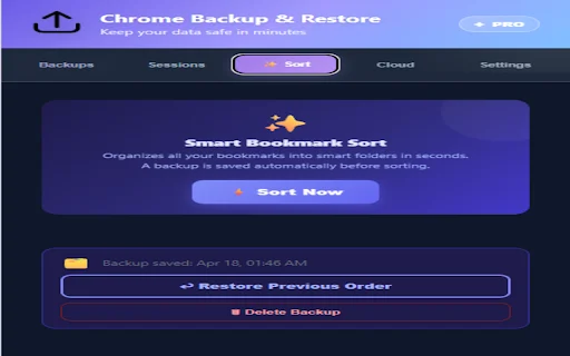 Download Chrome Backup & Restore – Cadangkan Data Browser Gratis - Screenshot 2