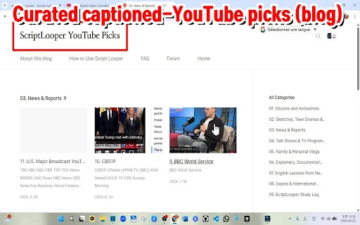 Script Looper: Belajar Bahasa Inggris di YouTube dengan AI - Screenshot 5