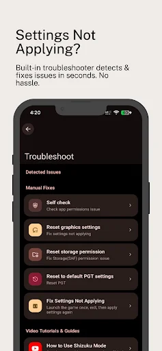 Download PGT+: Pro GFX & Optimizer Terbaru – Main Game Lancar - Screenshot 6