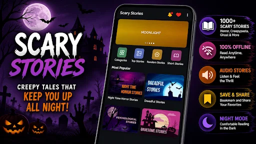 Download Scary Stories Horror Offline – Cerita Seram Gratis - Screenshot 1
