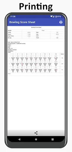 Download My Bowling Scoreboard Terbaru – Lacak Skor & Statistik - Screenshot 5