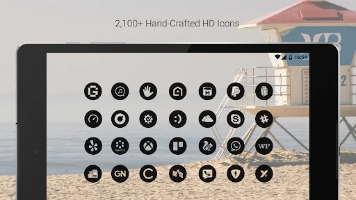 Download Dark Void – Black Circle Icons Terbaru – Kustomisasi HP - Screenshot 8