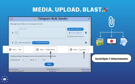 Telegram Bulk Sender: Kirim Pesan Massal Telegram Otomatis - Screenshot 4