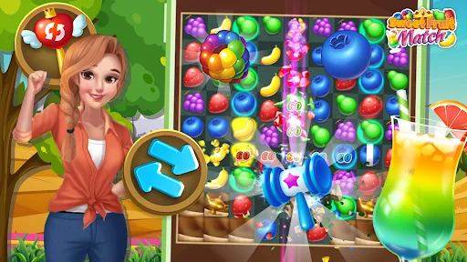 Download Sweet Fruit Match Puzzle Blast Gratis – Game Puzzle Seru - Screenshot 14