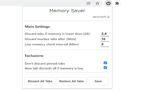 Download Memory Saver Terbaru – Hemat RAM Chrome Gratis - Screenshot 1