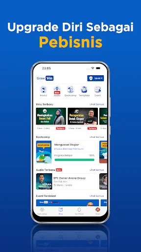 Download GrowWin – Belajar Bisnis Terbaru – Sekolah Bisnis No. 1 - Screenshot 1