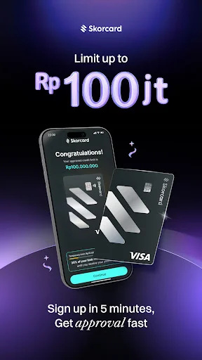 Download Skor Cashback 10% Credit Card – Kartu Kredit Praktis - Screenshot 1