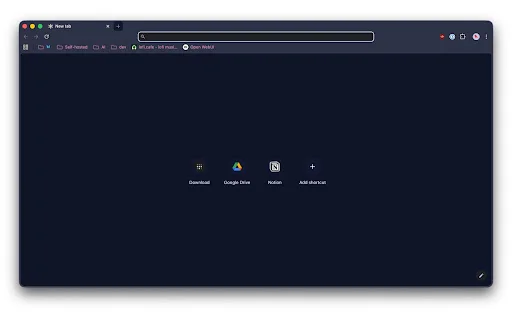 Download Midnight Hibiscus Chrome – Tema Dark Mode Estetik - Screenshot 1