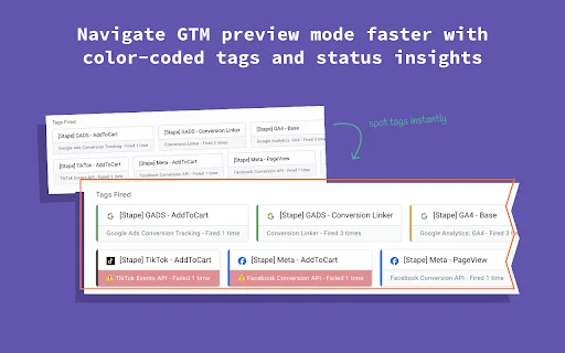 Download Stape GTM Helper – Optimalkan Debugging GTM Gratis - Screenshot 1