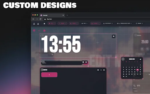 Custom Browser Main Page – Kustomisasi Wallpaper & Produktivitas - Screenshot 2