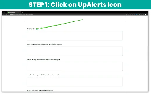 Download UpAlerts: AI Cover Letter Upwork Terbaik & Gratis - Screenshot 1