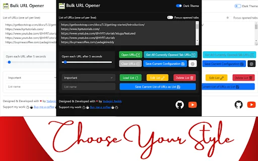 Bulk URL Opener: Buka Banyak Tab Sekaligus dengan Cepat - Screenshot 5