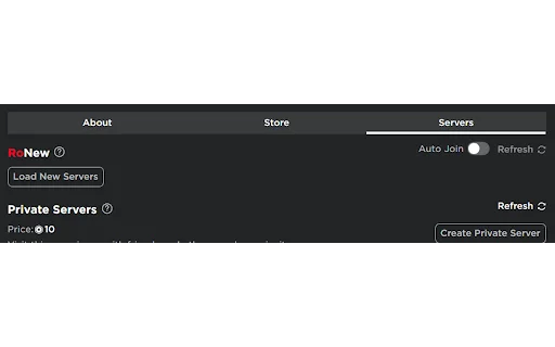 Download RoNew Terbaru – Gabung Server Roblox Baru Otomatis - Screenshot 1