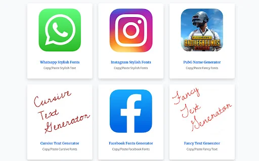 Stylish Fonts Generator Terbaru – Ubah Teks Keren Gratis - Screenshot 5