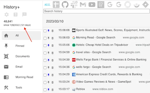 Download History Plus Terbaru – Kelola Riwayat Browser Lebih Mudah - Screenshot 1