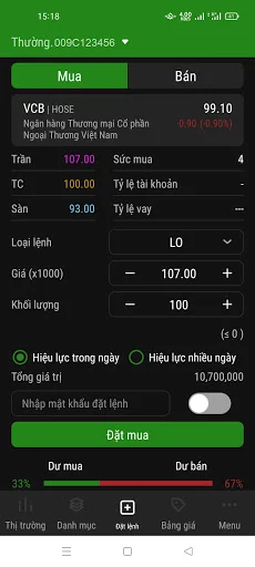 Download VCBS Mobile Terbaru – Trading Saham Mudah & Aman - Screenshot 3